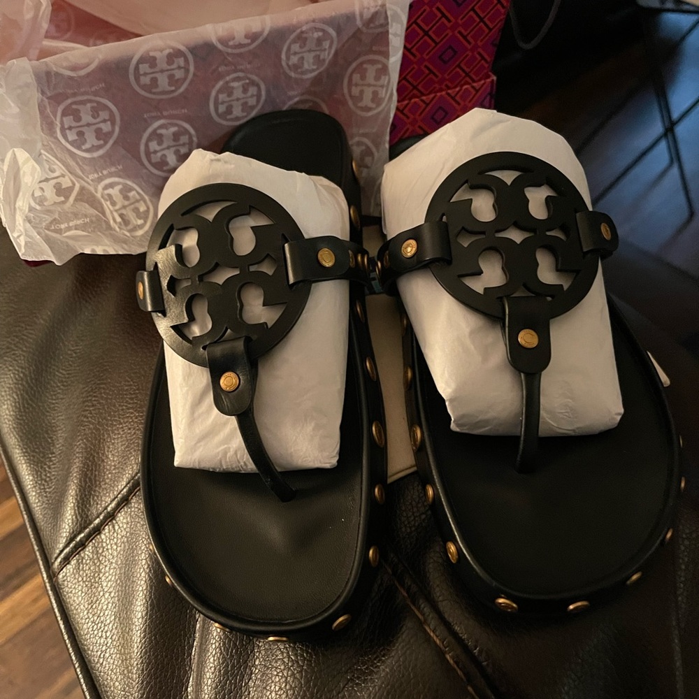 Tory Burch sandals never worn.